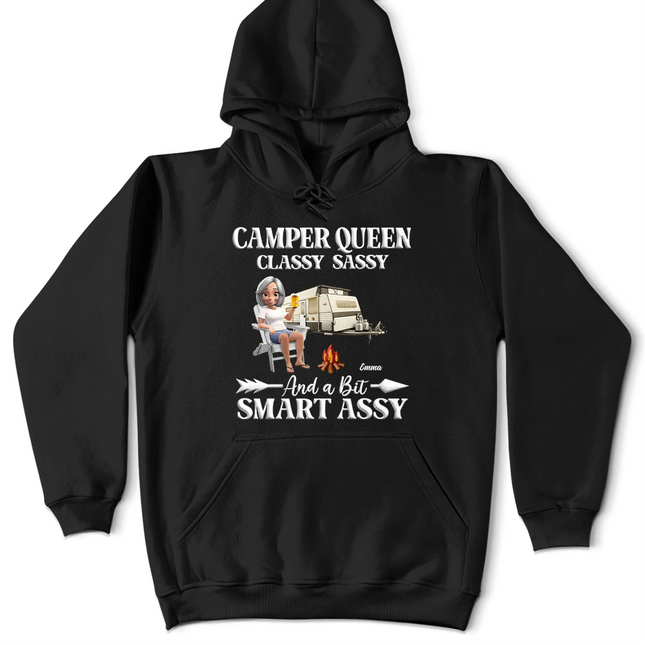 Camper Queen Classy Sassy - Personalized T Shirt