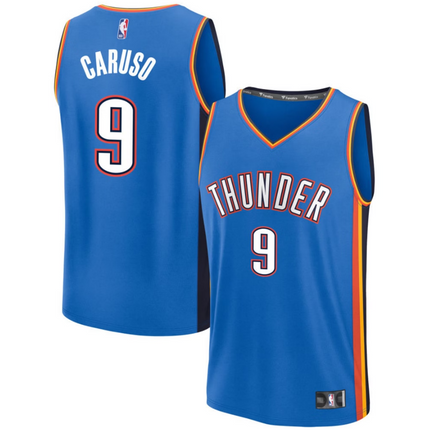Alex Caruso Oklahoma City Thunder 2026 Fast Break Icon Edition Jersey - Blue