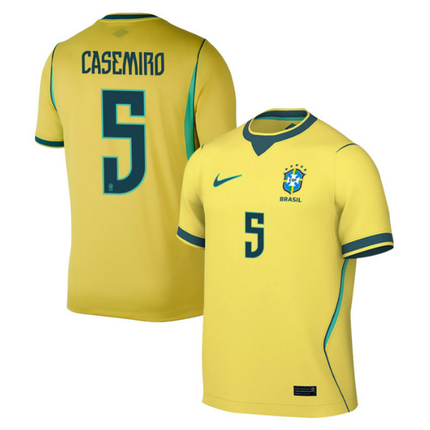 Casemiro Brazil National Team 2026 Home Jersey - Yellow