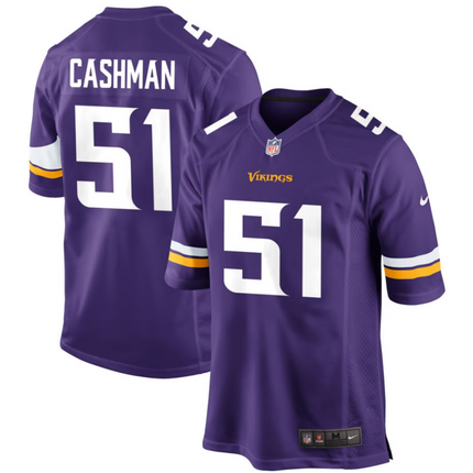 Blake Cashman Minnesota Vikings 2026 Game Jersey - Purple