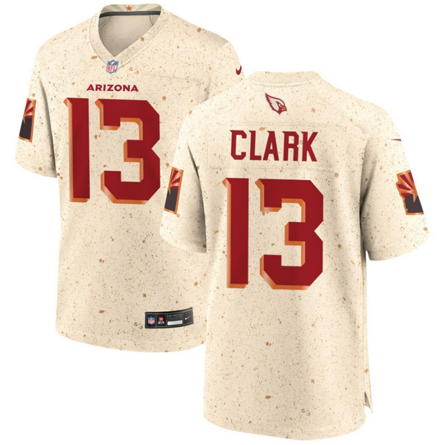 Kei'Trel Clark Arizona Cardinals 2026 Rivalries Collection Game Jersey - Natural
