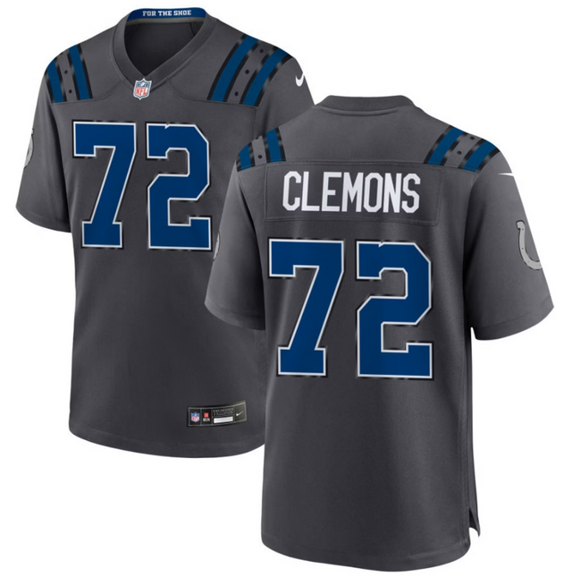 Michael Clemons Indianapolis Colts 2026 Rivalries Collection Game Jersey - Anthracite