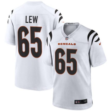 Connor Lew Cincinnati Bengals 2026 Game Jersey - White