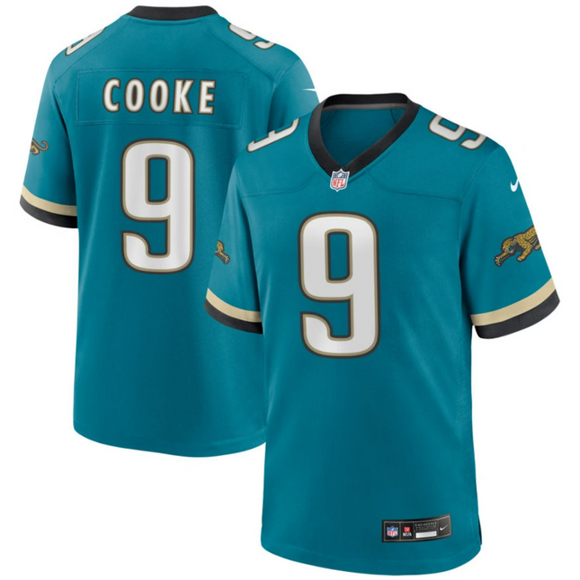 Eli Cox Jacksonville Jaguars 2026 Throwback Game Jersey - Teal Prowler