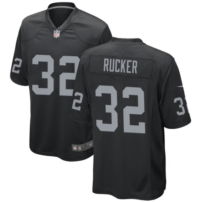 Corey Rucker Las Vegas Raiders 2026 Game Jersey - Black