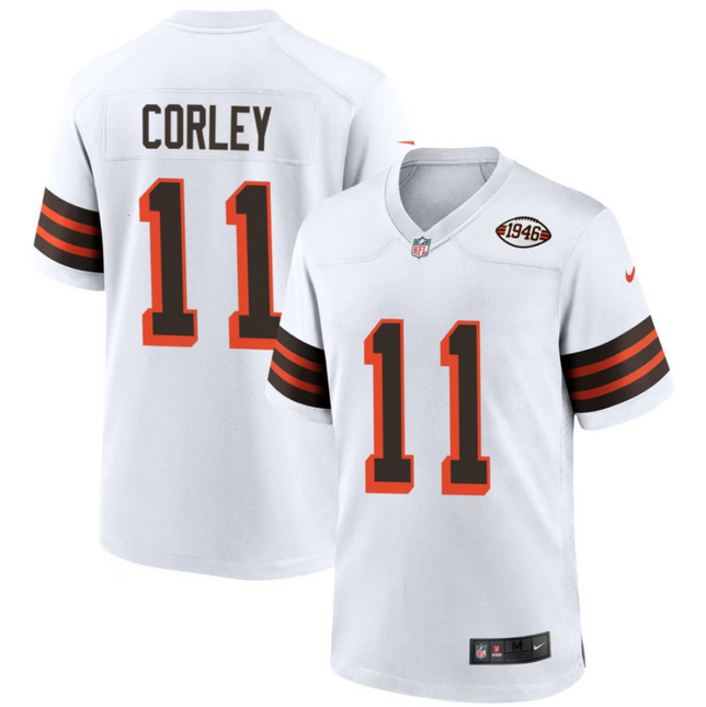 Malachi Corley Cleveland Browns 1946 Collection Alternate Jersey - White