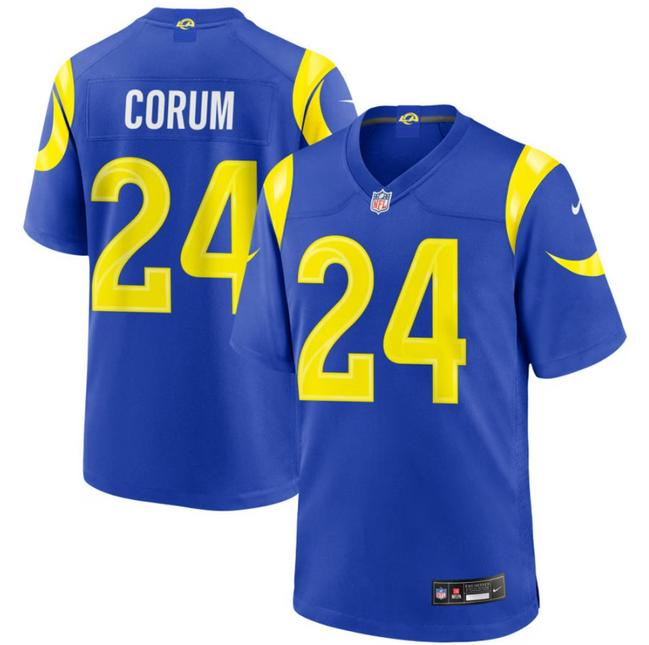 Blake Corum Los Angeles Rams 2026 Game Jersey - Royal
