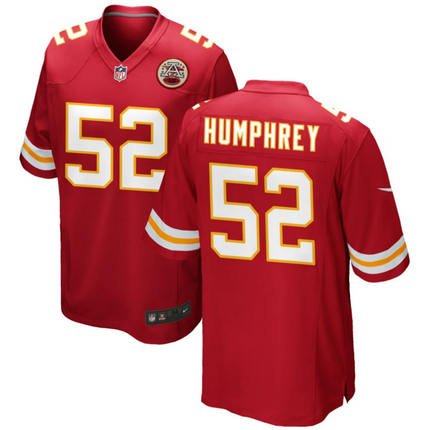 Creed Humphrey Kansas City Chiefs 2026 Game Jersey - Red