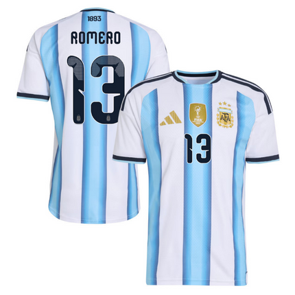 Cristian Romero Argentina National Team 2026 Home Jersey - White