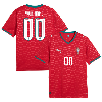 Custom Name Portugal National Team 2026 Home Jersey - Red