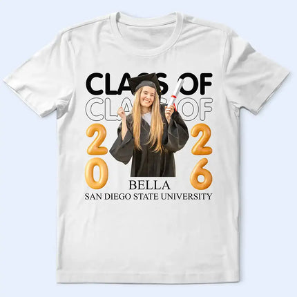 Custom Photo A New Chapter Begins Graduation - Personalized T Shirt