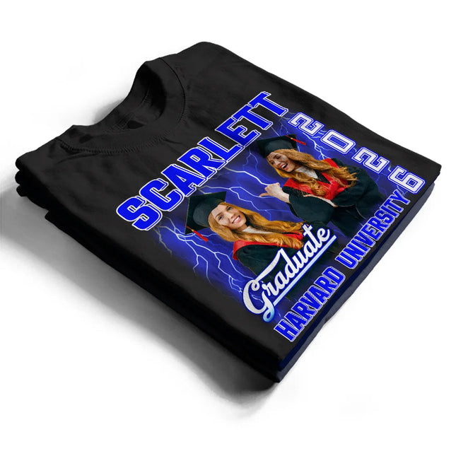 Custom Photo Graduation Congratulations - Personalized T Shirt