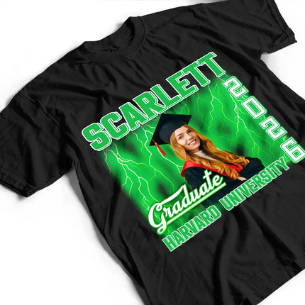 Custom Photo Graduation Congratulations - Personalized T Shirt