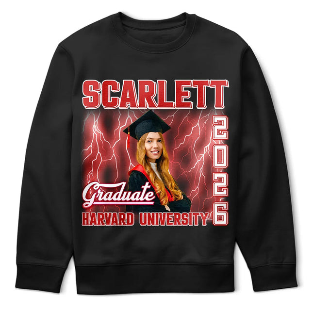 Custom Photo Graduation Congratulations - Personalized T Shirt