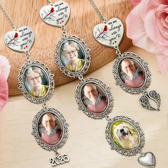Custom Photo I'm Always With You - Personalized Graduation Tassel Charm