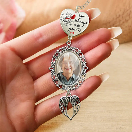 Custom Photo I'm Always With You - Personalized Graduation Tassel Charm
