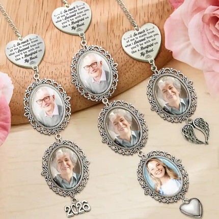 Custom Photo So Much Of Me Is Made - Personalized Graduation Tassel Charm
