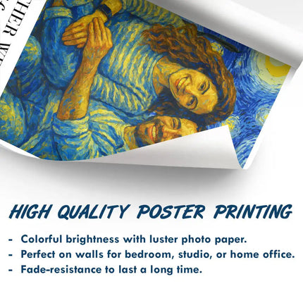 Custom Photo You And Me We Got This Under Starry Night - Personalized Poster