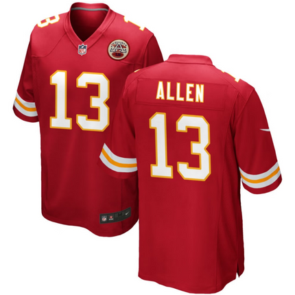 Cyrus Allen Kansas City Chiefs 2026 Game Jersey - Red