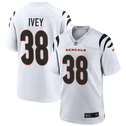 D.J. Ivey Cincinnati Bengals 2026 Game Jersey - White