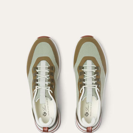 Men's Clothbase Loro Piana Frost Dark Green Sneakers