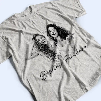 Custom Photo Pencil Sketch Family Besties Dog Cat Portrait - Personalized T Shirt