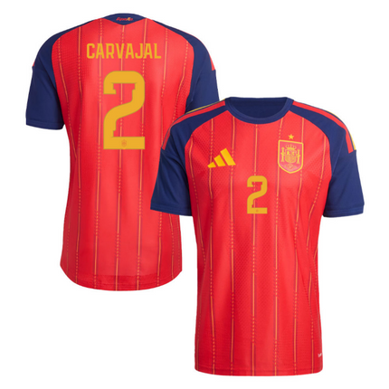 Dani Carvajal Spain National Team 2026 Home Jersey - Red