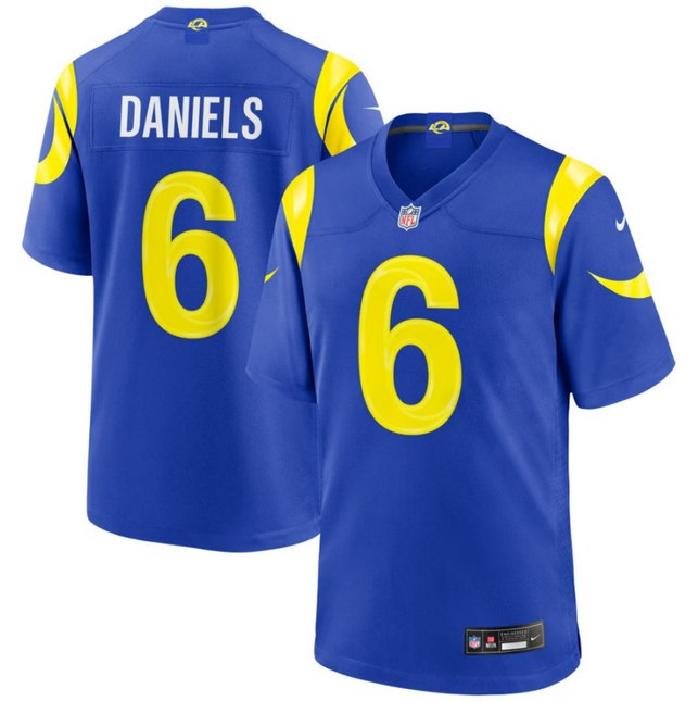 CJ Daniels Los Angeles Rams 2026 Game Jersey - Royal