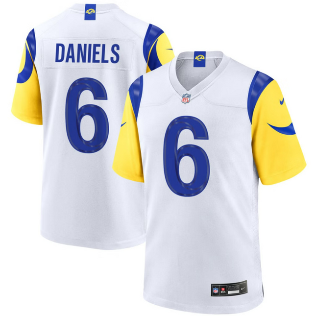 CJ Daniels Los Angeles Rams 2026 Game Jersey - White