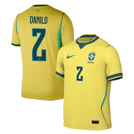 Danilo Brazil National Team 2026 Home Jersey - Yellow