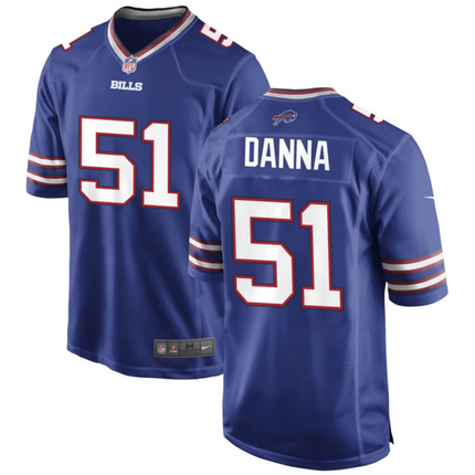 Mike Danna Buffalo Bills 2026 Game Jersey - Royal