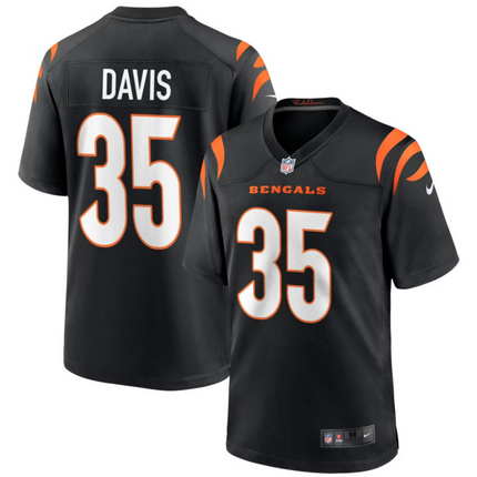 Jalen Davis Cincinnati Bengals 2026 Game Jersey - Black