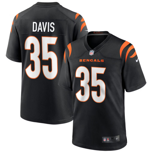 Jalen Davis Cincinnati Bengals 2026 Game Jersey - Black
