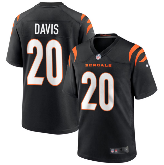Tacario Davis Cincinnati Bengals 2026 Game Jersey - Black