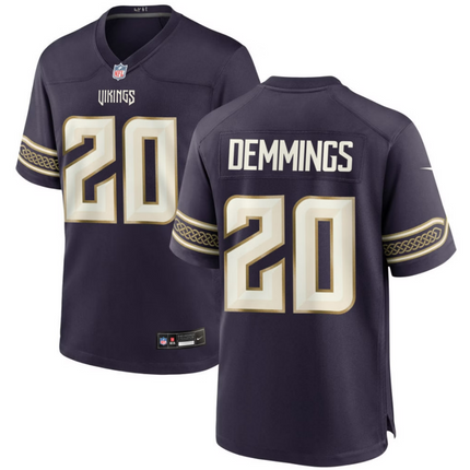 Charles Demmings Minnesota Vikings 2026 Rivalries Collection Game Jersey - Purple