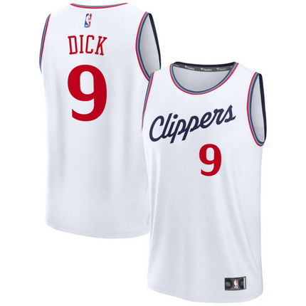 Gradey Dick LA Clippers 2026 Fast Break Association Edition Jersey - White
