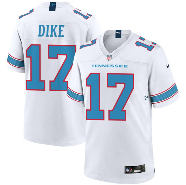 Chimere Dike Tennessee Titans 2026 Game Jersey - White