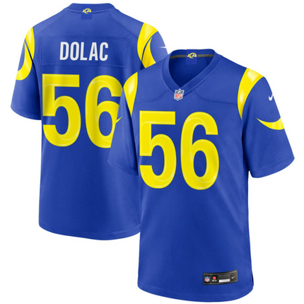 Shaun Dolac Los Angeles Rams 2026 Game Jersey - Royal