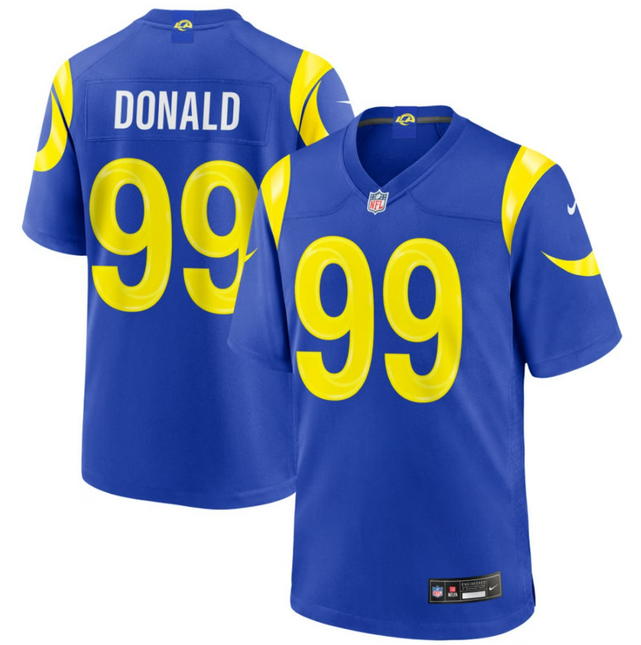Aaron Donald Los Angeles Rams 2026 Game Jersey - Royal
