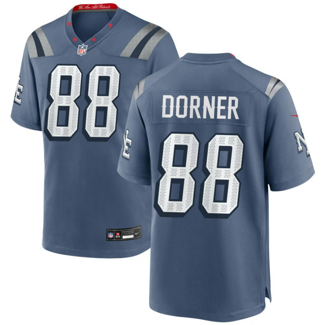 Cameron Dorner New England Patriots 2026 Rivalries Collection Game Jersey - Blue