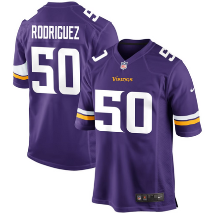Levi Drake Rodriguez Minnesota Vikings 2026 Game Jersey - Purple