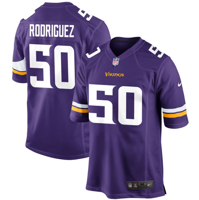 Levi Drake Rodriguez Minnesota Vikings 2026 Game Jersey - Purple