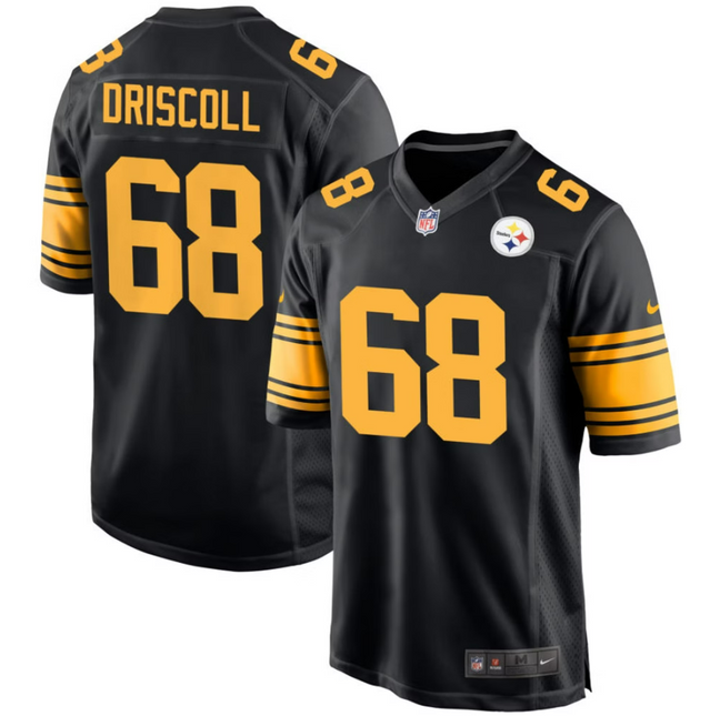 Jack Driscoll Pittsburgh Steelers 2026 Alternate Game Jersey - Black