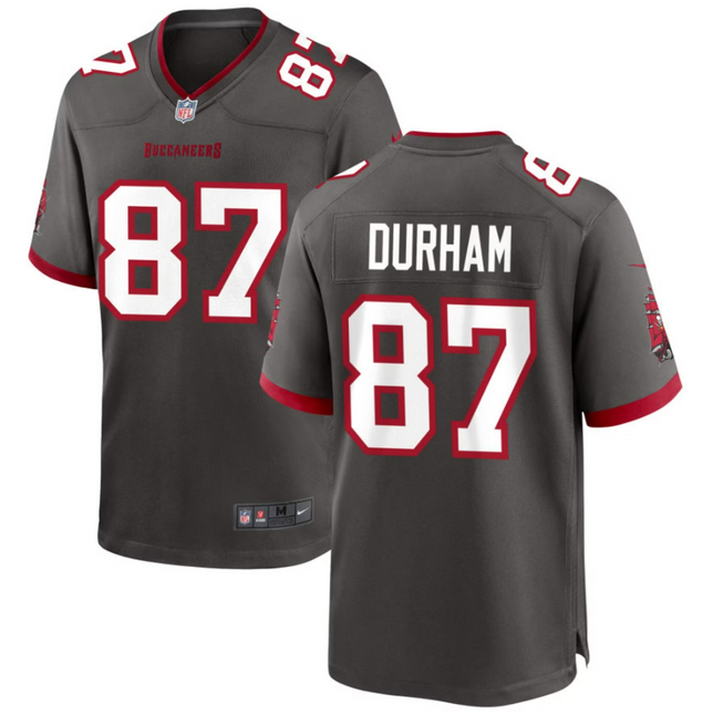 Payne Durham Tampa Bay Buccaneers 2026 Alternate Game Jersey - Pewter