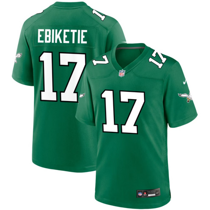 Arnold Ebiketie Philadelphia Eagles 2026 Alternate Game Jersey - Kelly Green