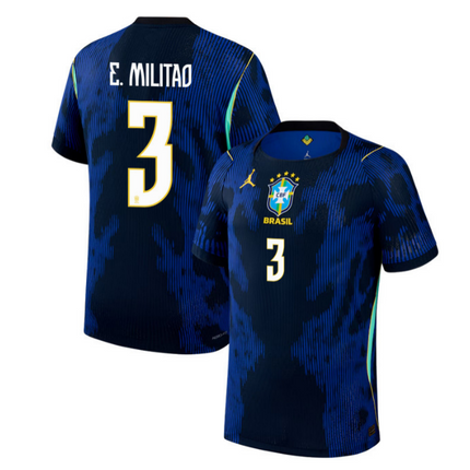 Eder Militao Brazil National Team 2026 Away Jersey - Blue