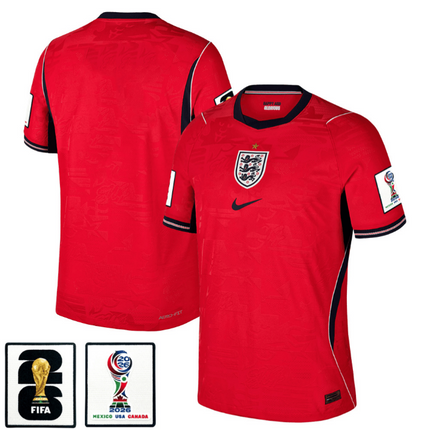 England National Team 2026 x World Cup Patch Away Jersey - Red