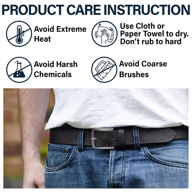 I Love You Either Way - Personalized Engraved Leather Belt