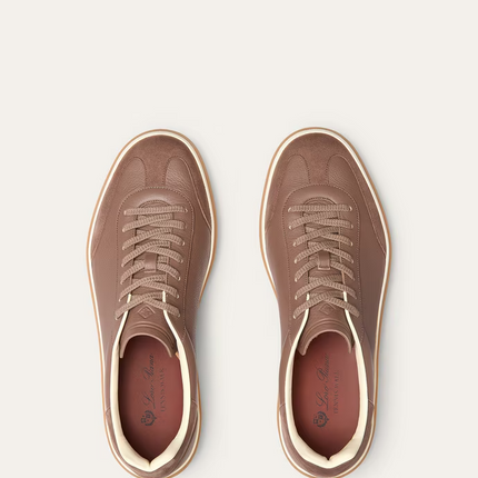Men's Loro Piana Tennis Walk  Grey Taupe Sneakers
