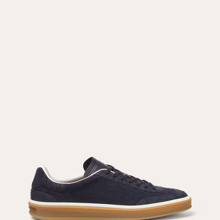 Men's Loro Piana Tennis Walk Blue Navy Sneakers